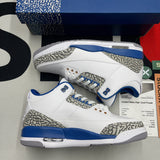 J*rdan 3 "White and True Blue"