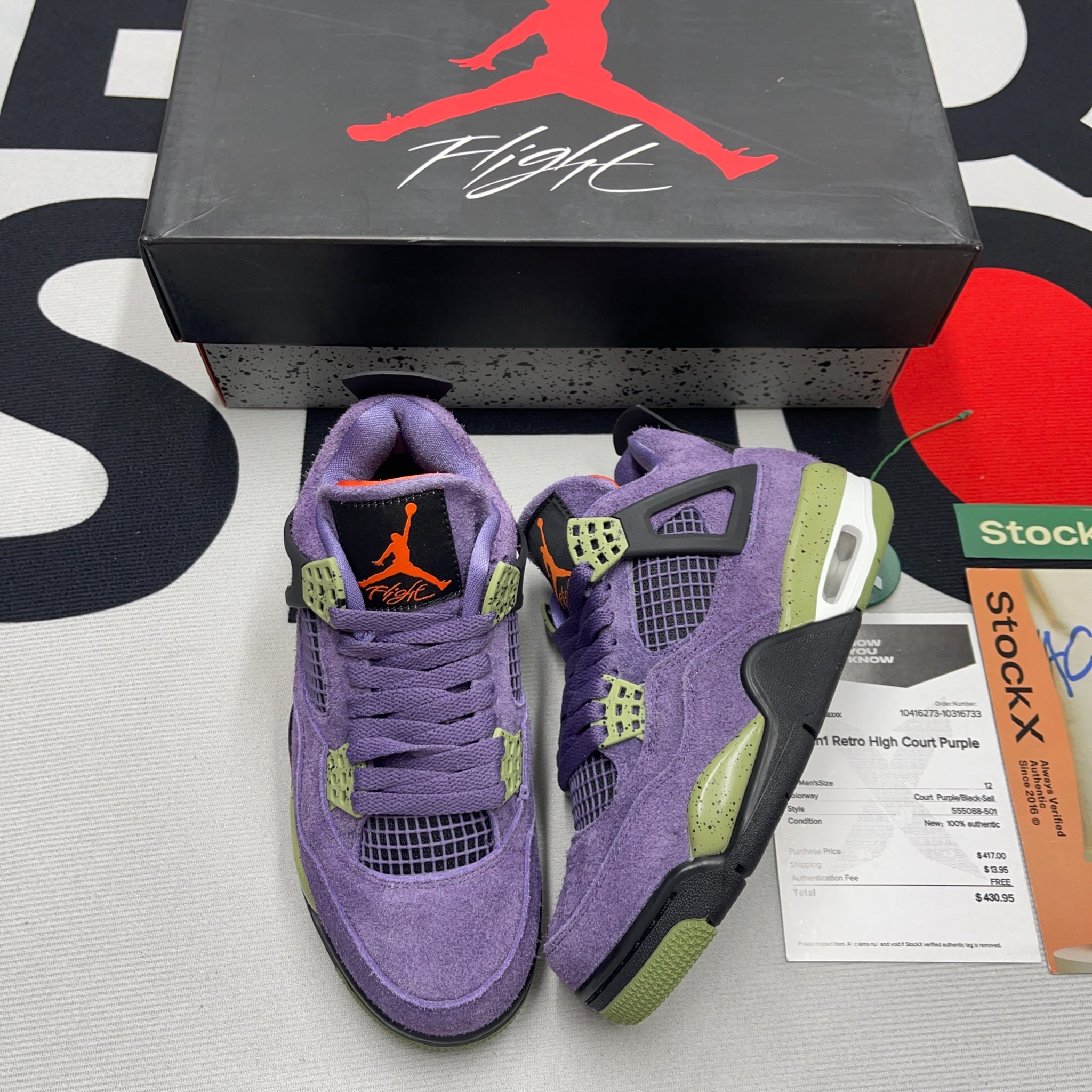 J*rdan 4 « Canyon Purple»