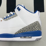 J*rdan 3 "White and True Blue"