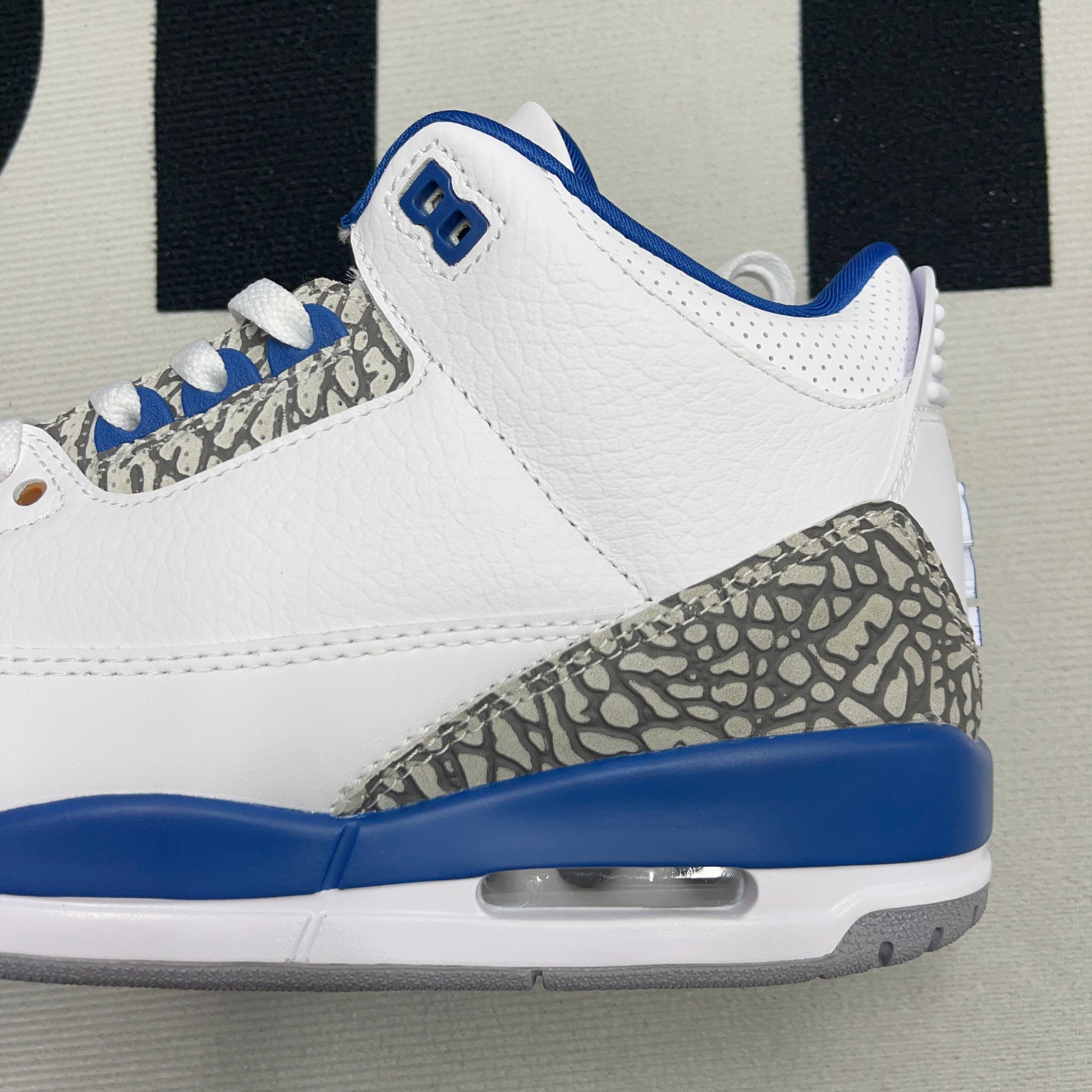 J*rdan 3 "White and True Blue"