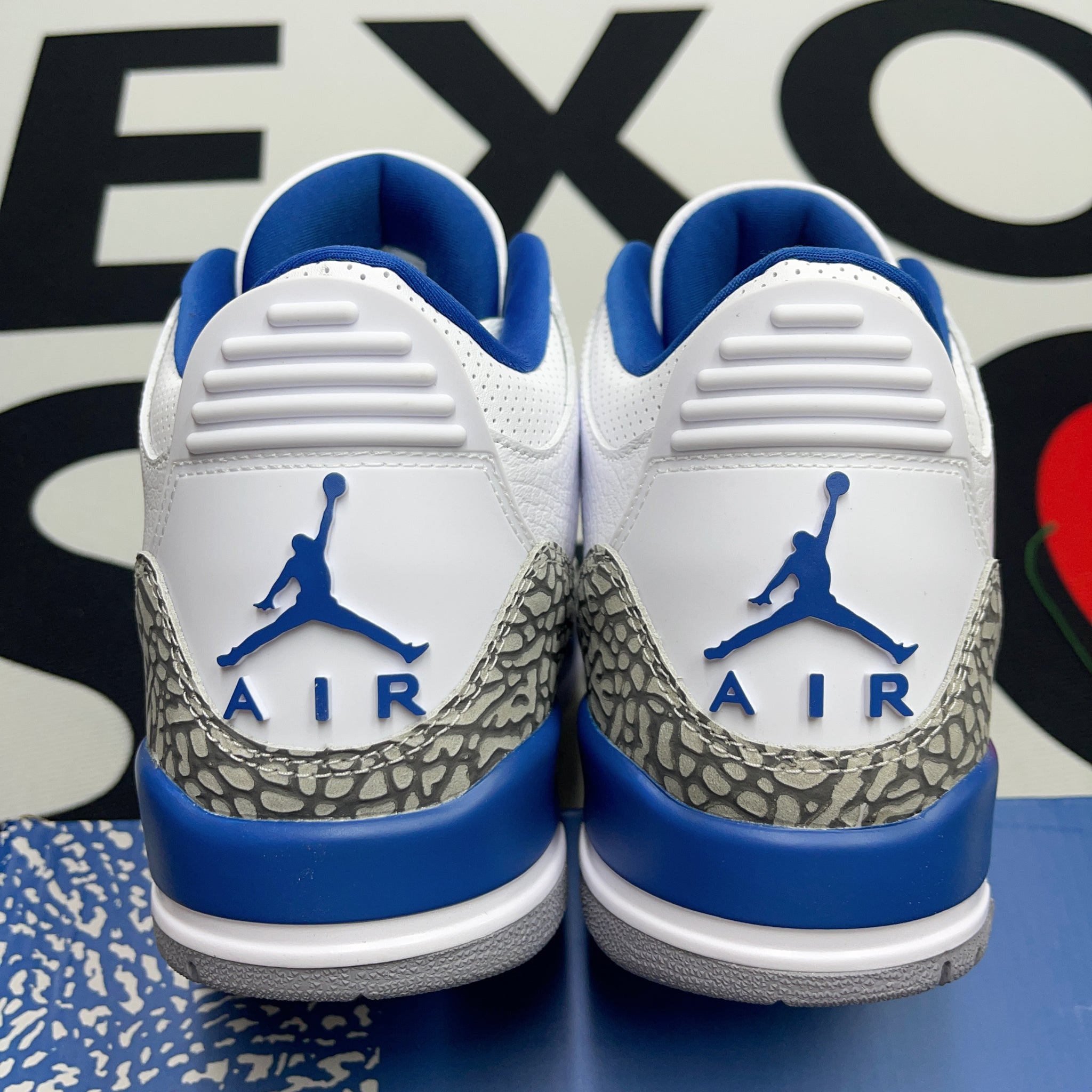 J*rdan 3 "White and True Blue"